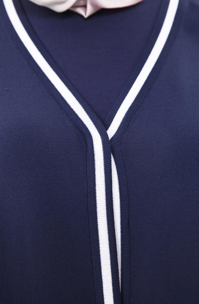 Knitwear Cardigan-Navy Blue KA-B6-TRK08-11
