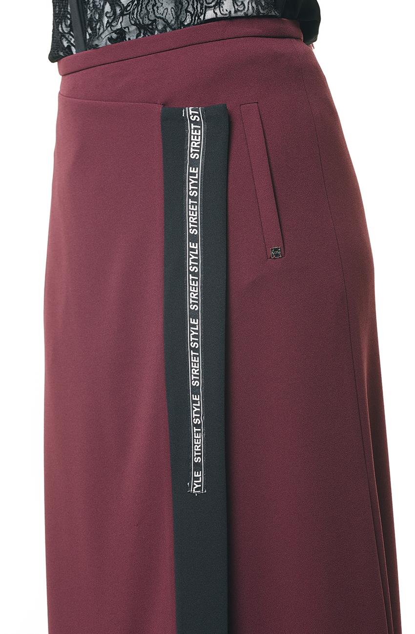Skirt-Claret Red KA-A6-12031-26