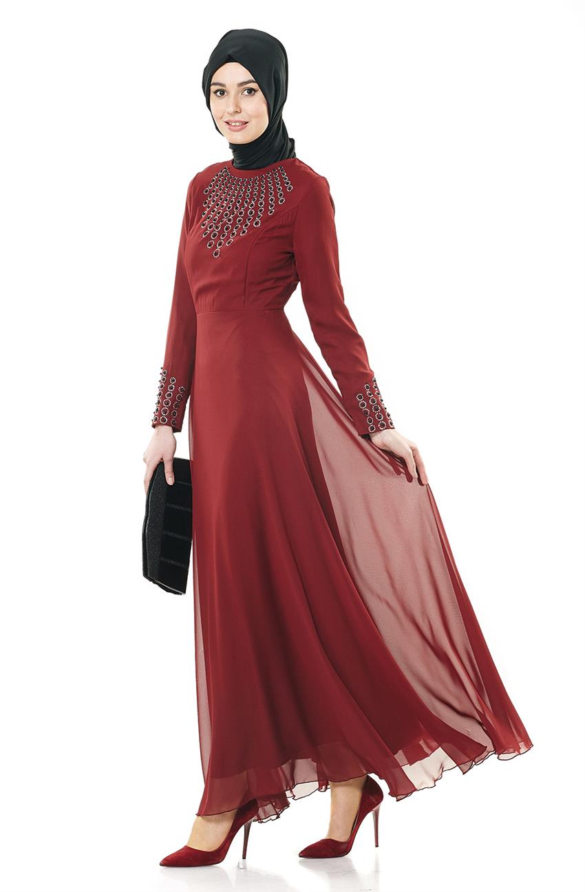 Dress-Claret Red 1715-08-67