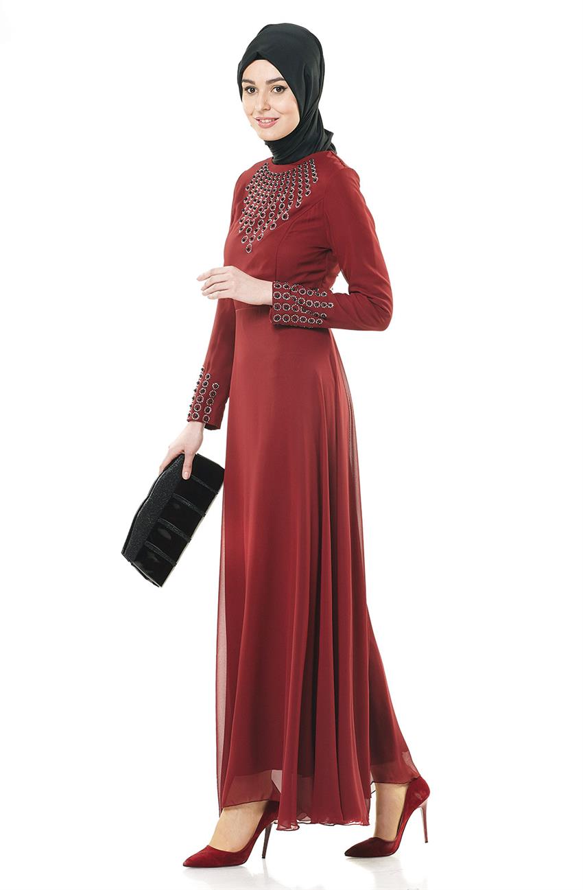 Dress-Claret Red 1715-08-67