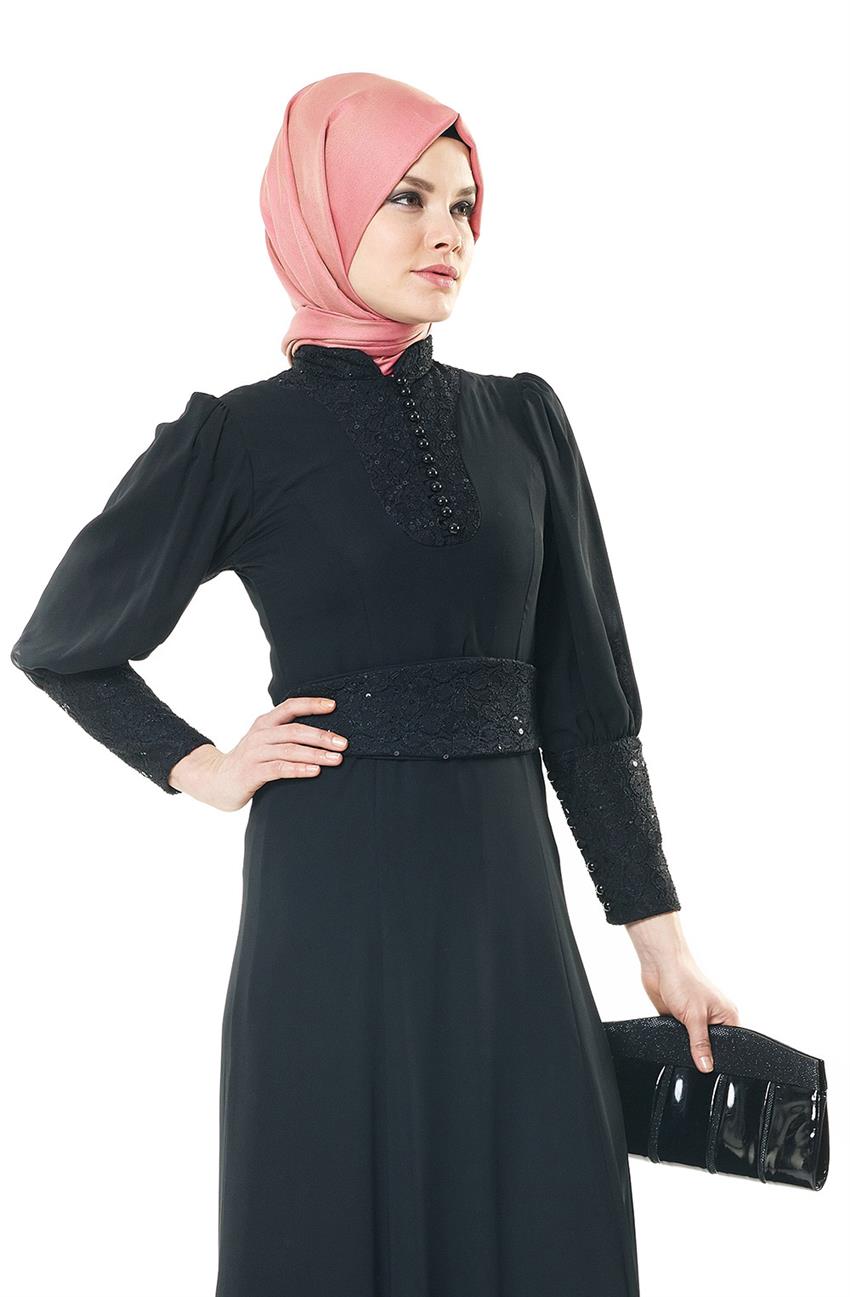 Evening Dress Dress-Black 0211-01