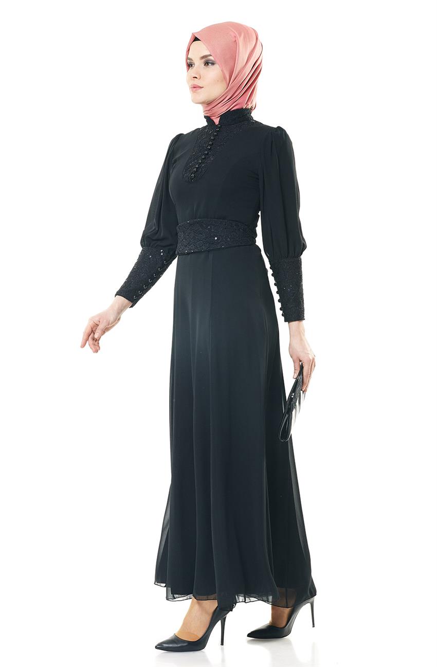 Evening Dress Dress-Black 0211-01