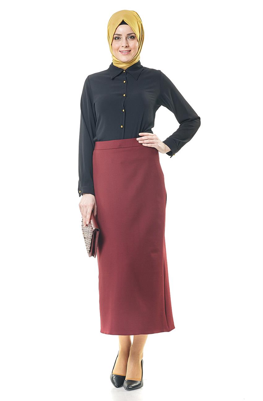 2NIQ Skirt-Claret Red 12009-67
