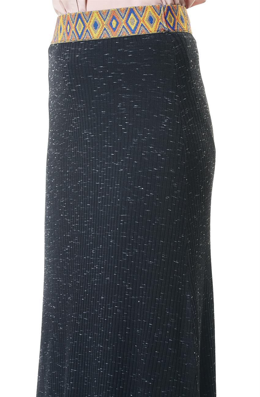 Knitwear Skirt-Black NEN2811-01