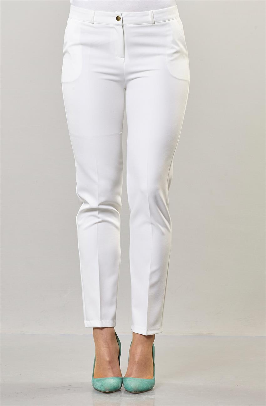 Beyaz Pantolon PTN1014-02