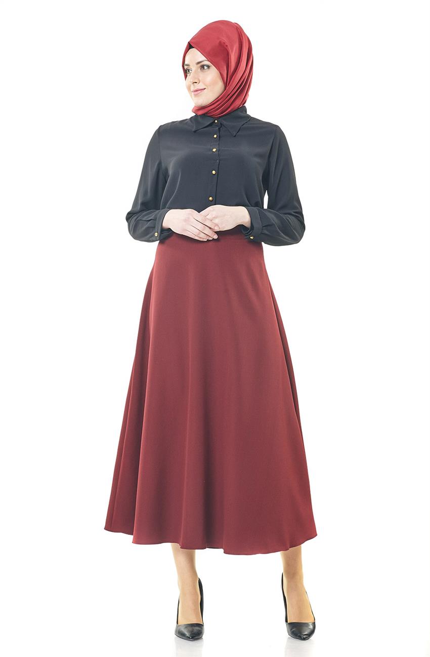 Skirt-Claret Red ET1021-67