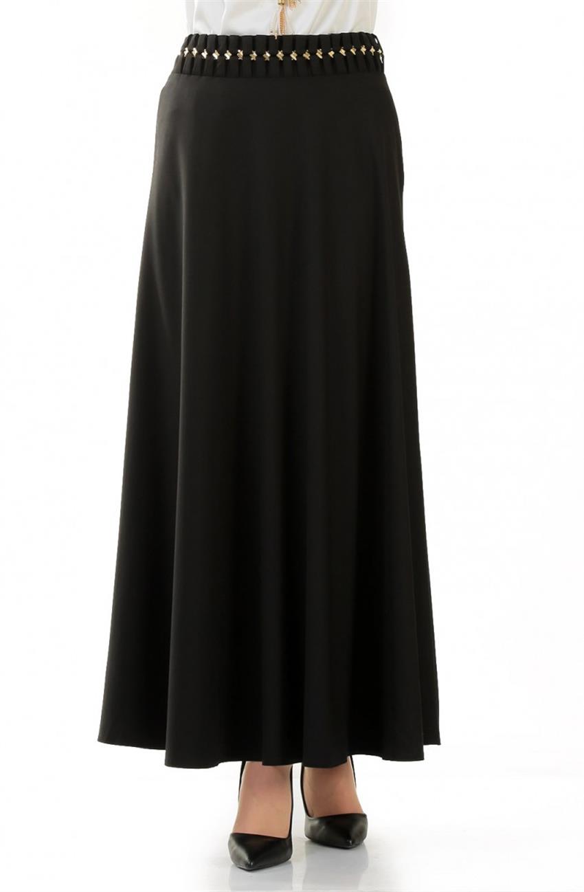 Burcum Skirt-Black 3386-01
