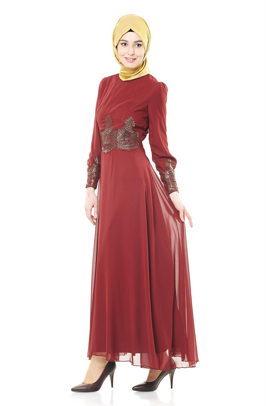 Dress-Claret Red 1708-06-67