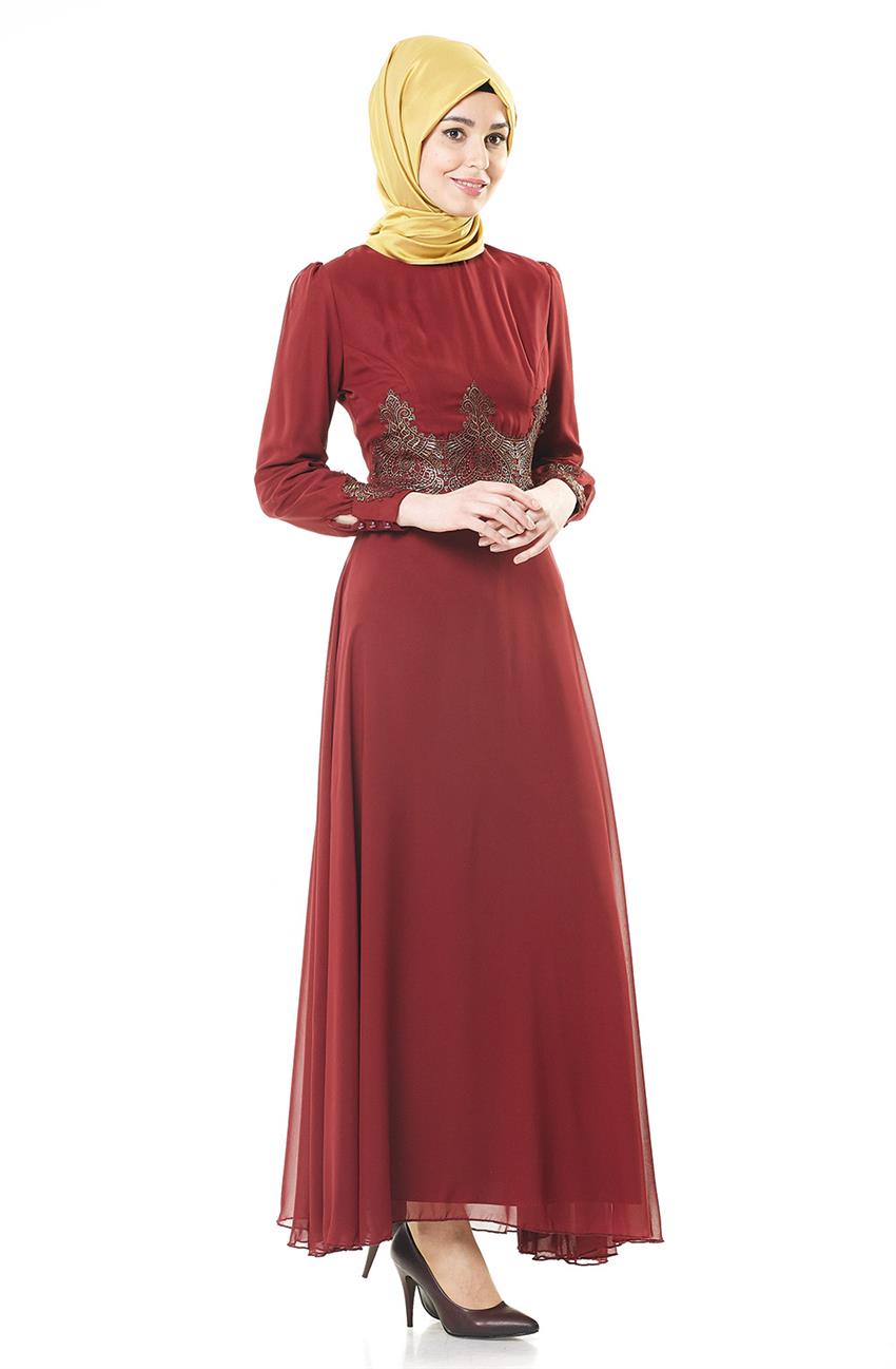 Dress-Claret Red 1708-06-67