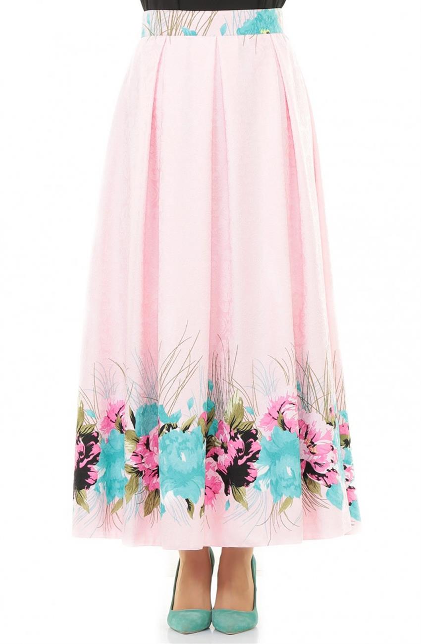 Skirt-Pink 3413-1-42