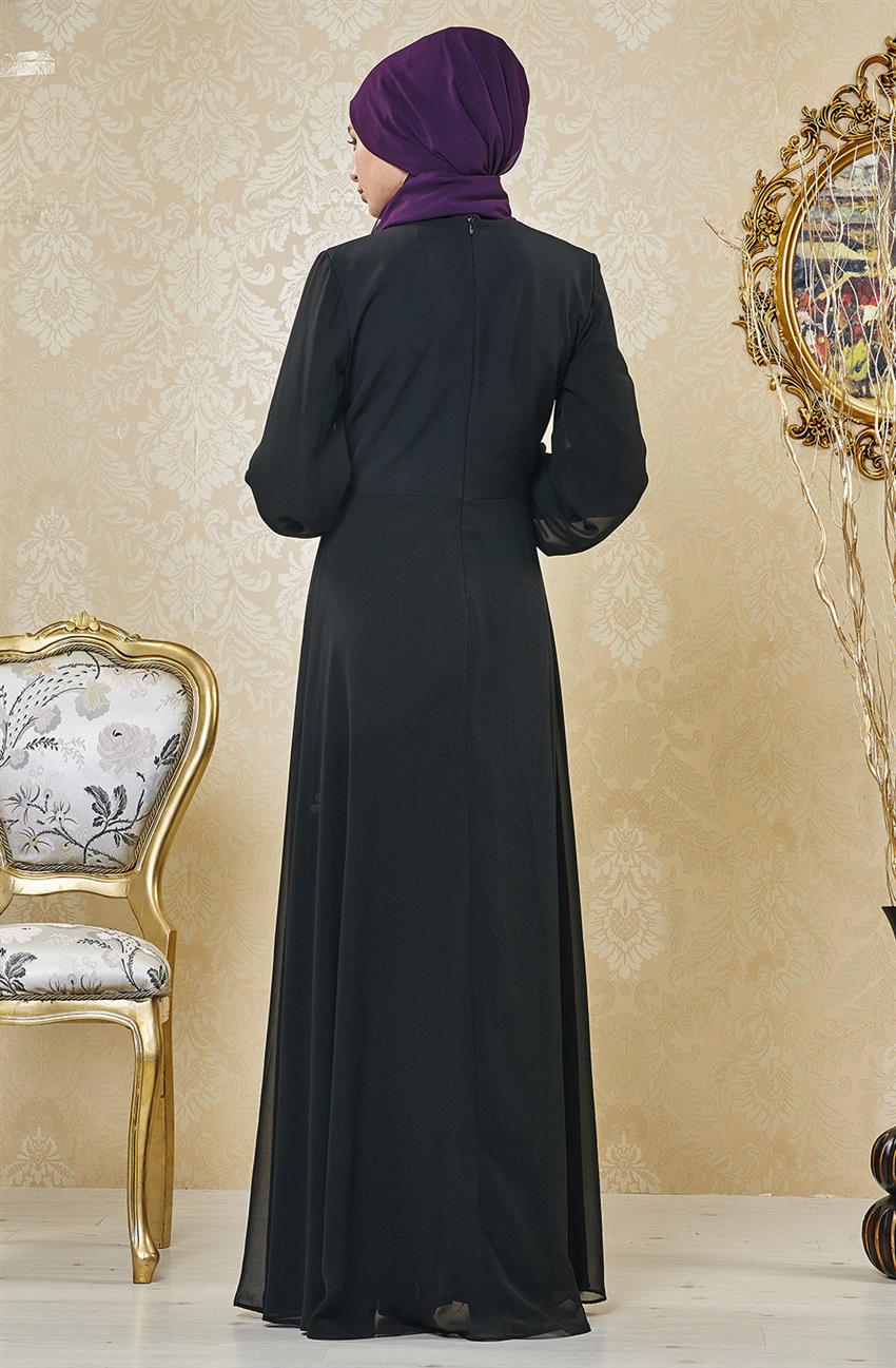 Evening Dress Dress-Black 2028-01