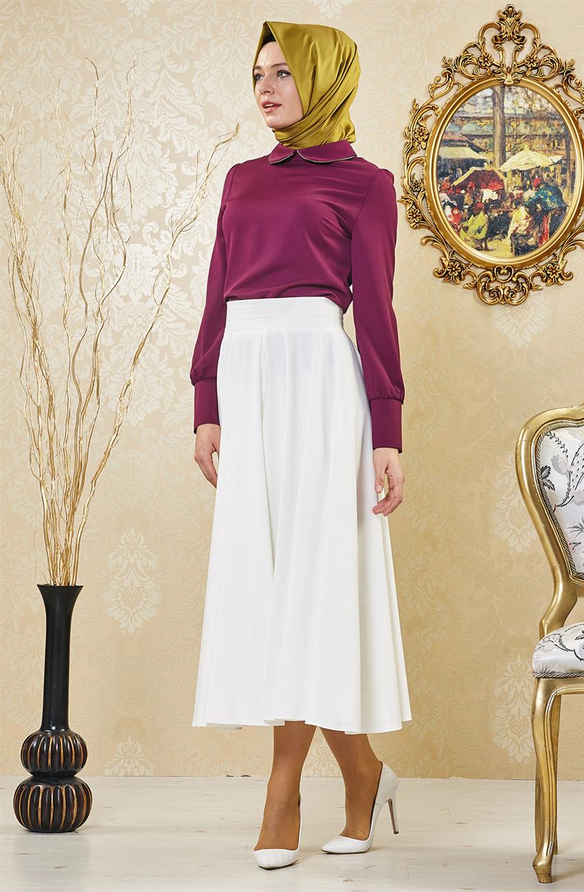 Prc Fashion Skirt-Ecru 1226-52