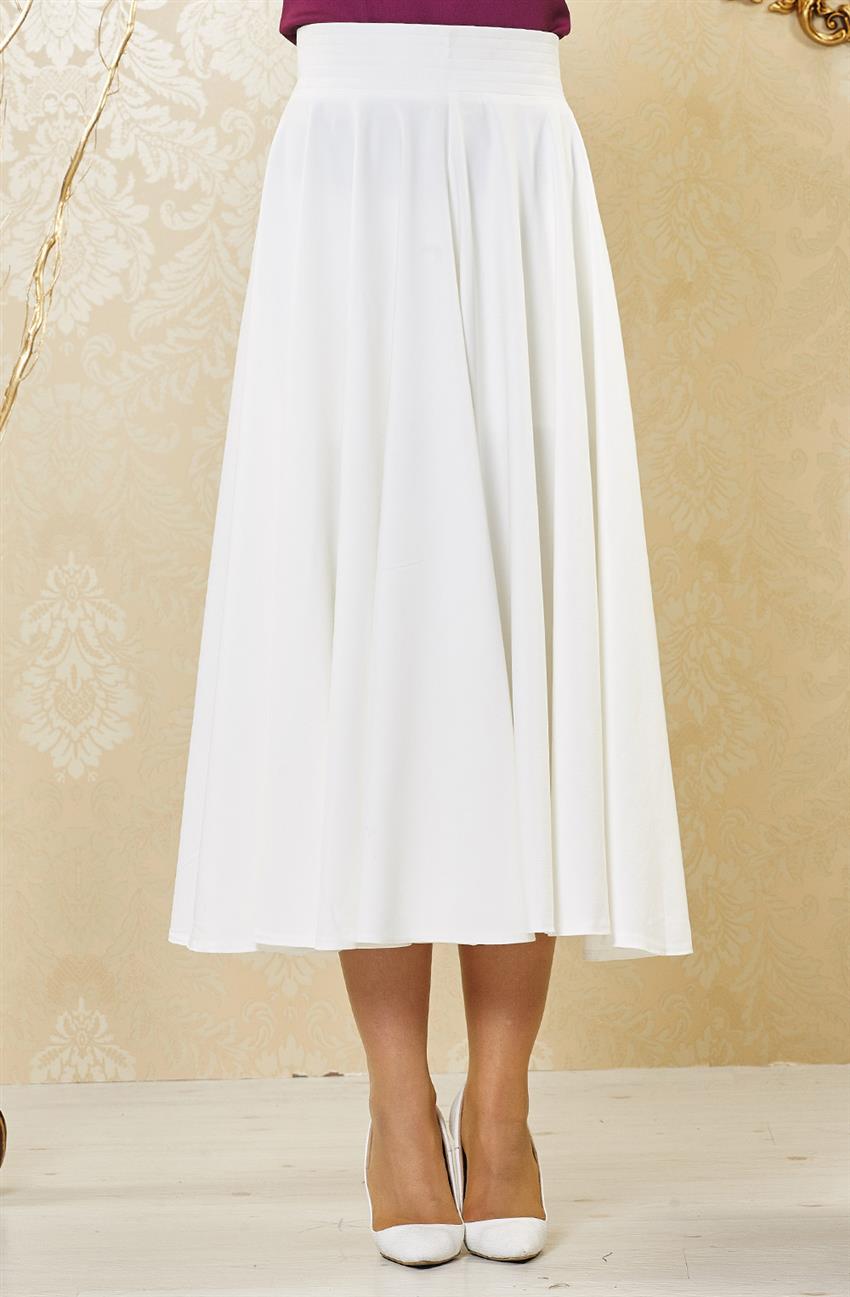 Prc Fashion تنورة-أبيض ar-1226-52