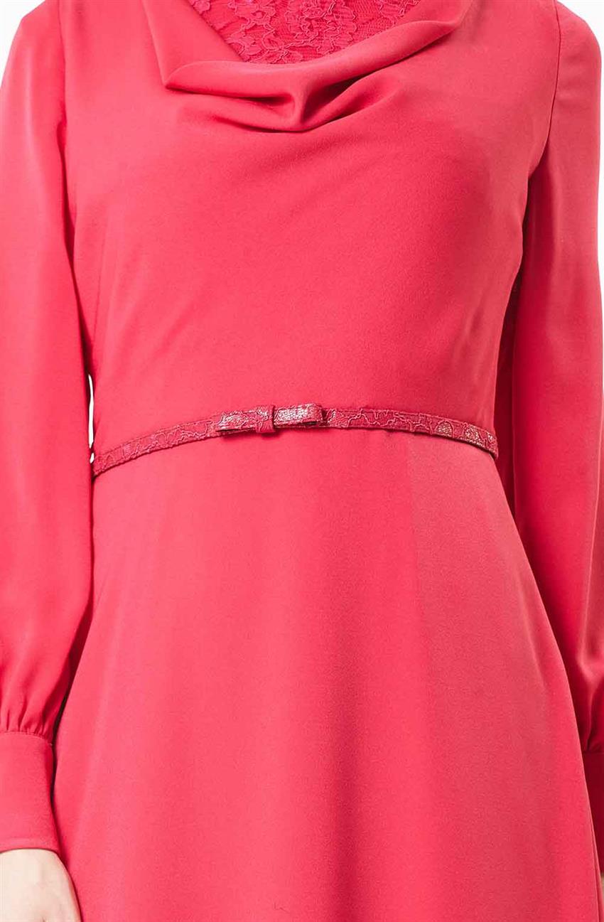 Evening Dress Dress-Koyu Pink DO-A4-64022-53