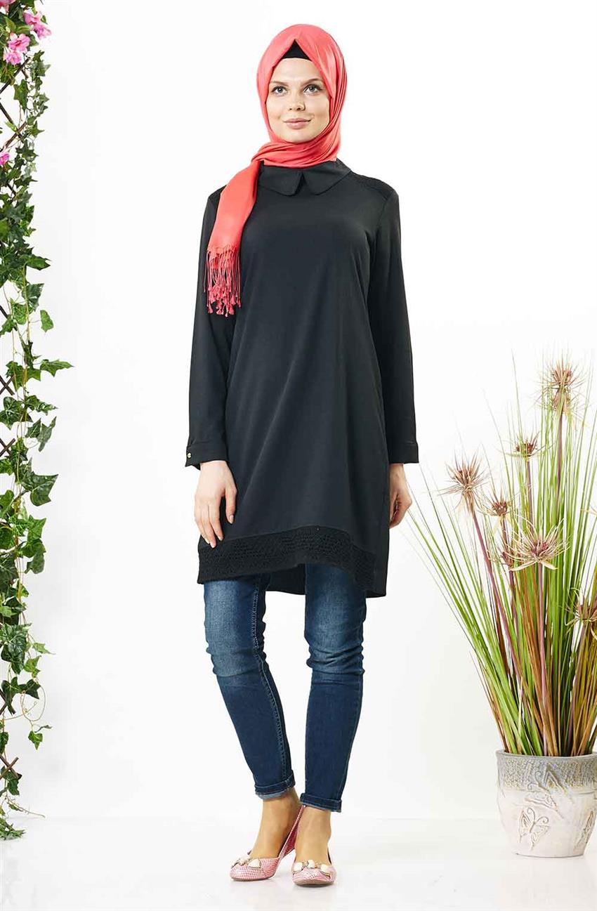 Hijab United Tunic-Black 5021-01