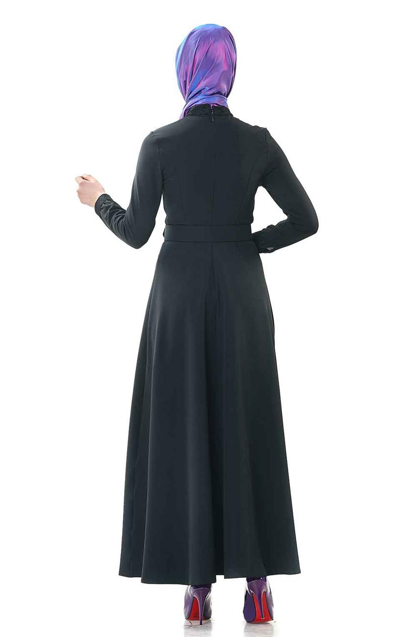 Abiye Siyah Elbise 1750-01