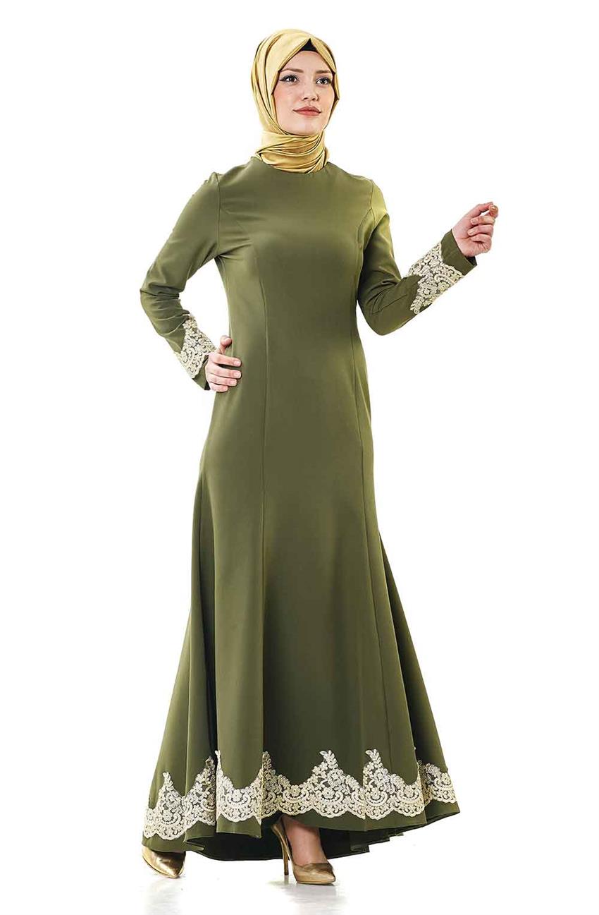 Evening Dress Dress-Green 1773-21
