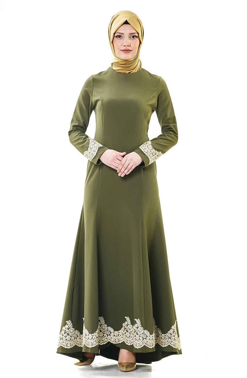 Evening Dress Dress-Green 1773-21