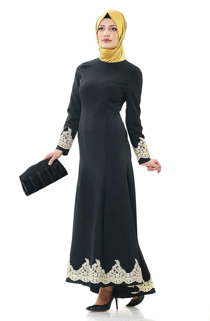 Evening Dress Dress-Black 1773-01