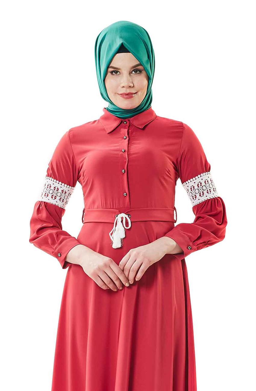 Kasadra فستان سهرة فستان-أحمر ar-6123-34