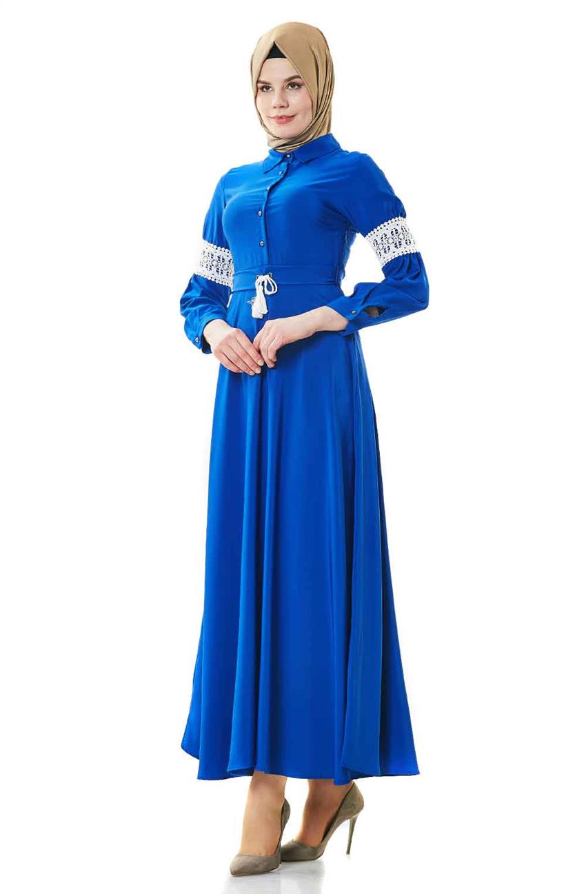 Kasadra فستان سهرة فستان-أزرق غامق ar-6123-47