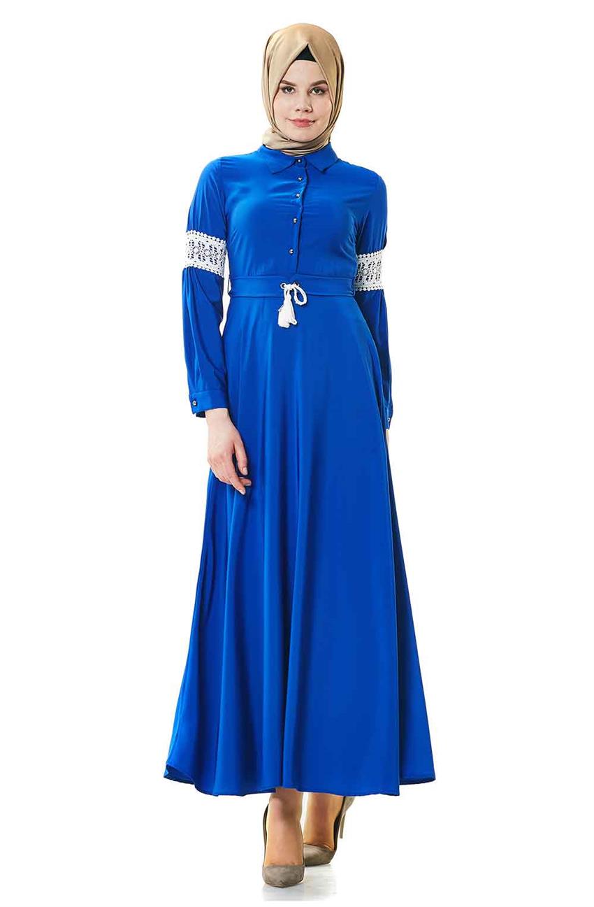 Kasadra فستان سهرة فستان-أزرق غامق ar-6123-47
