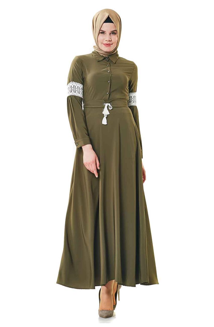 Kasadra Evening Dress Dress-Khaki 6123-27