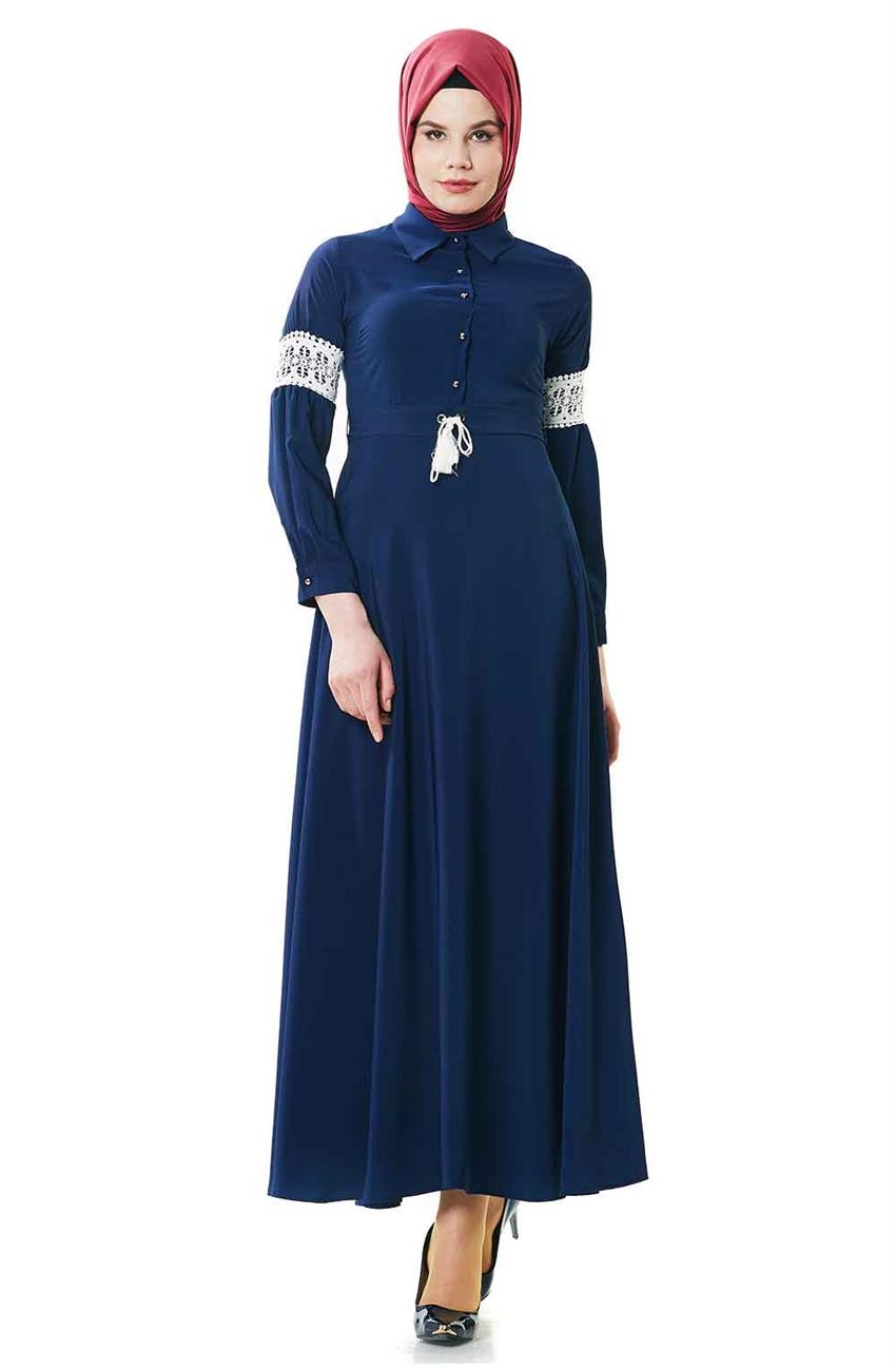 Kasadra Evening Dress Dress-Navy Blue 6123-17