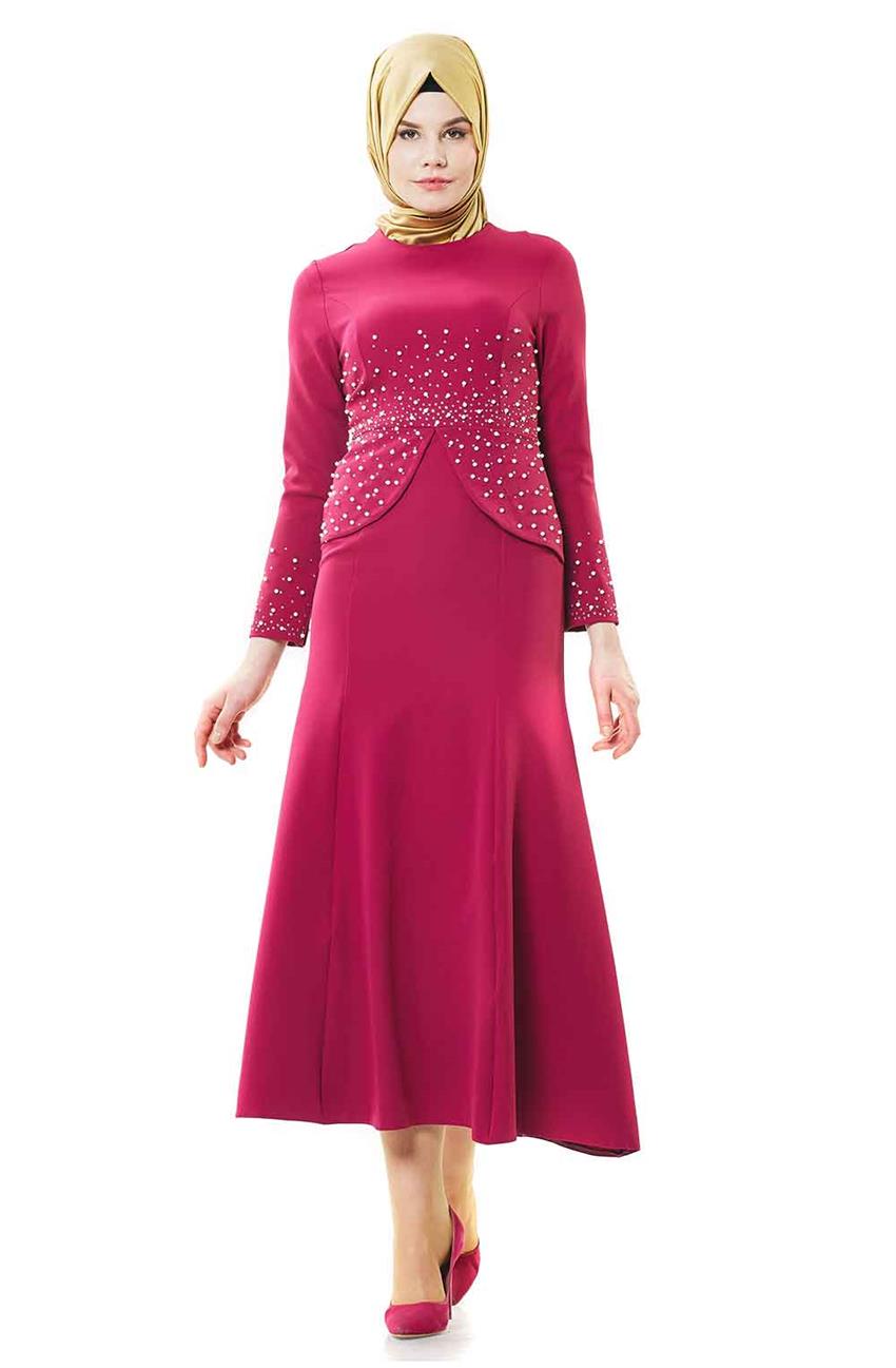 Evening Dress Dress-Fuchsia 1720-43