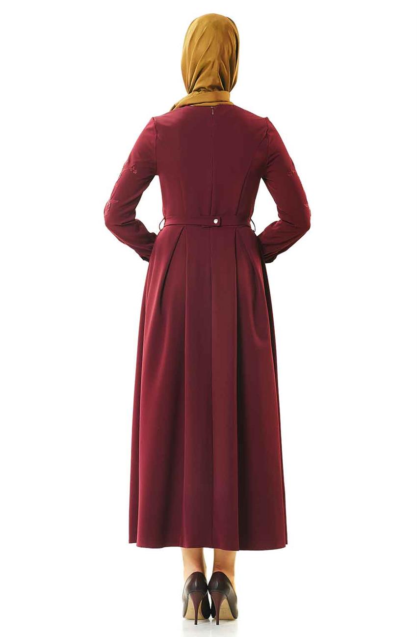 Evening Dress Dress-Claret Red 1746-67