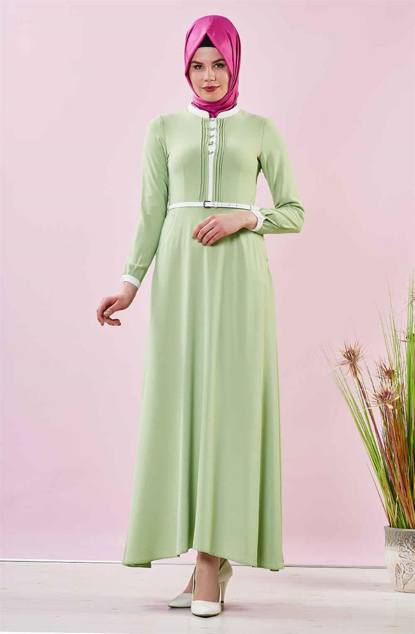 Yeşil Elbise F6759-22