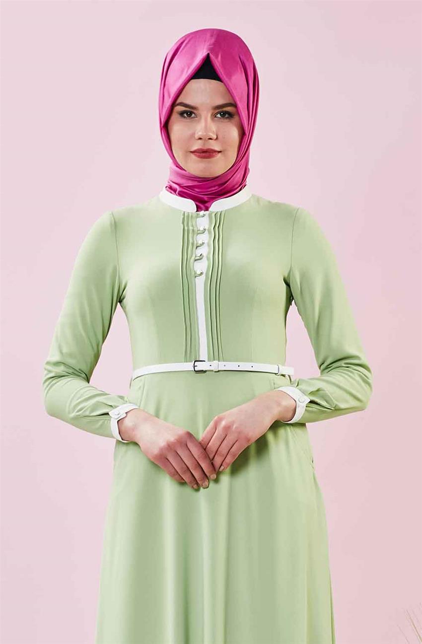 Yeşil Elbise F6759-22