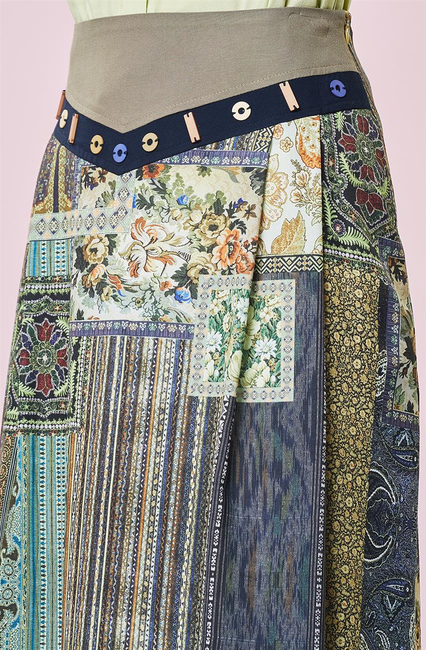 Skirt-Khaki V3141-24