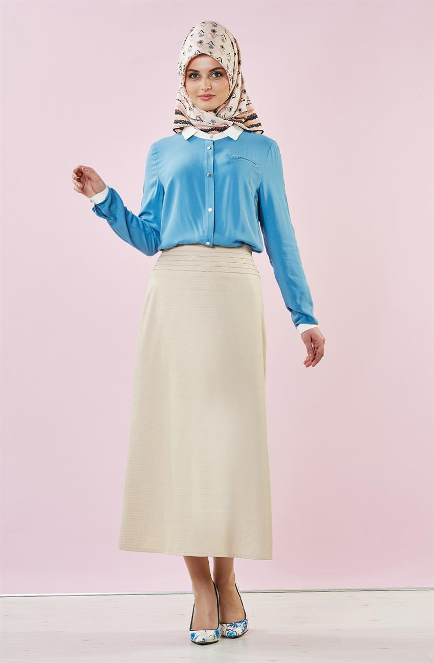 Skirt-Beige V4145-02