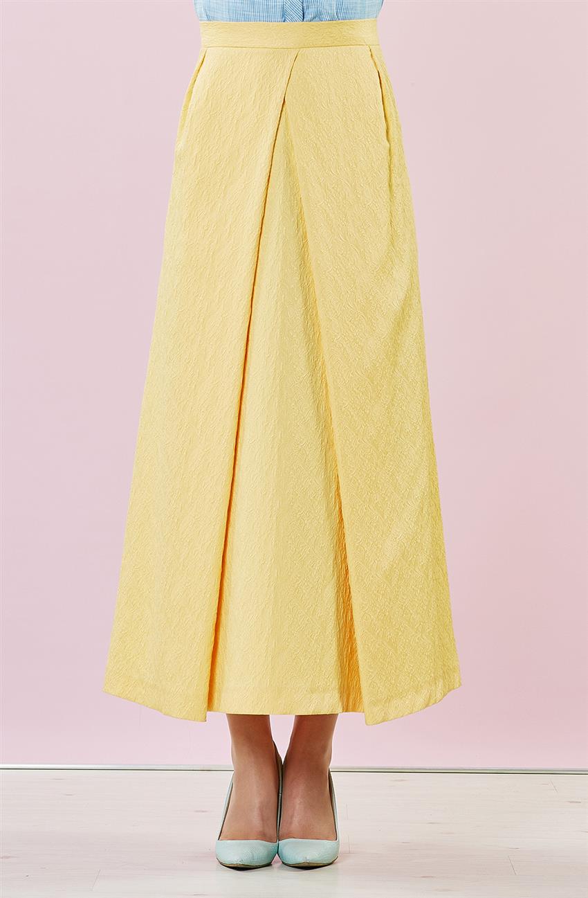 Skirt-Yellow F6641-28
