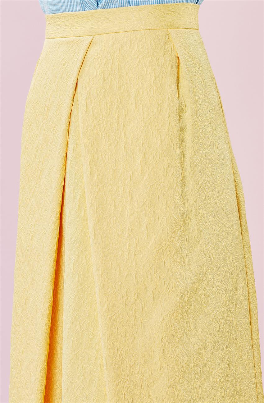 Skirt-Yellow F6641-28