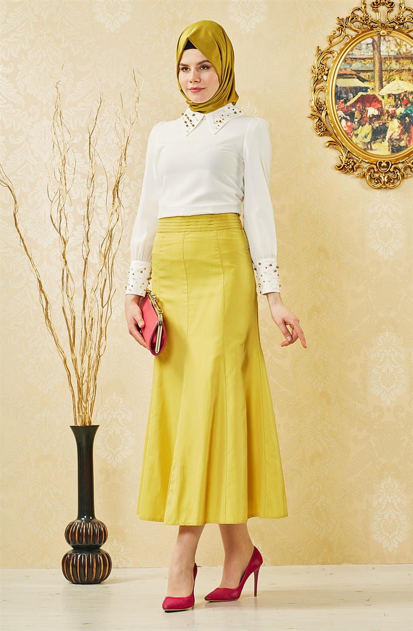 Skirt-Yellow F6770-28