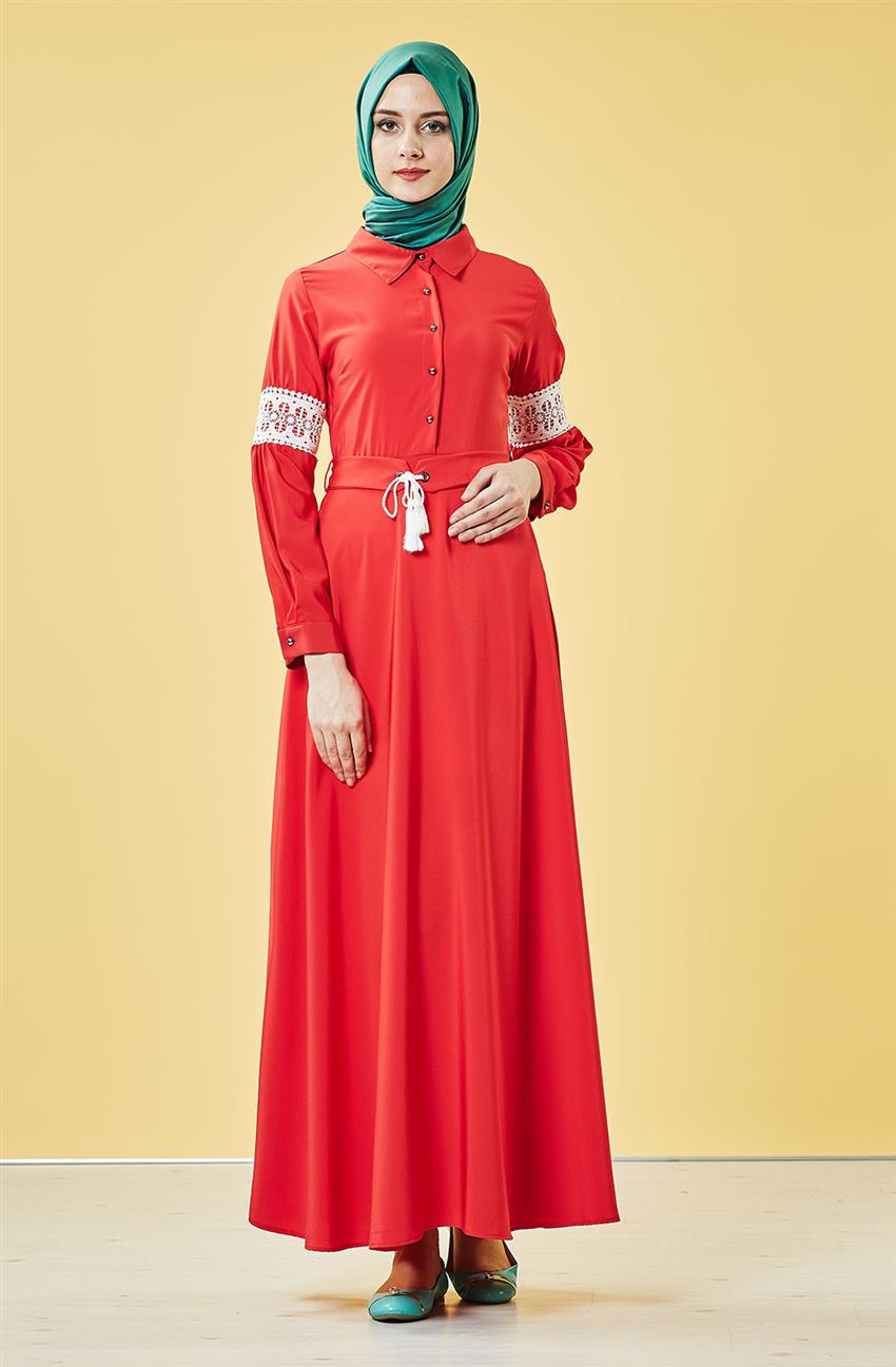 Kasadra Evening Dress Dress-Claret Red 6123-67