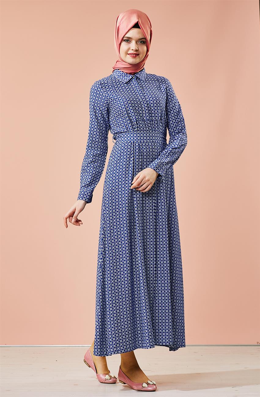 فستان-أزرق غامق ar-3118-47