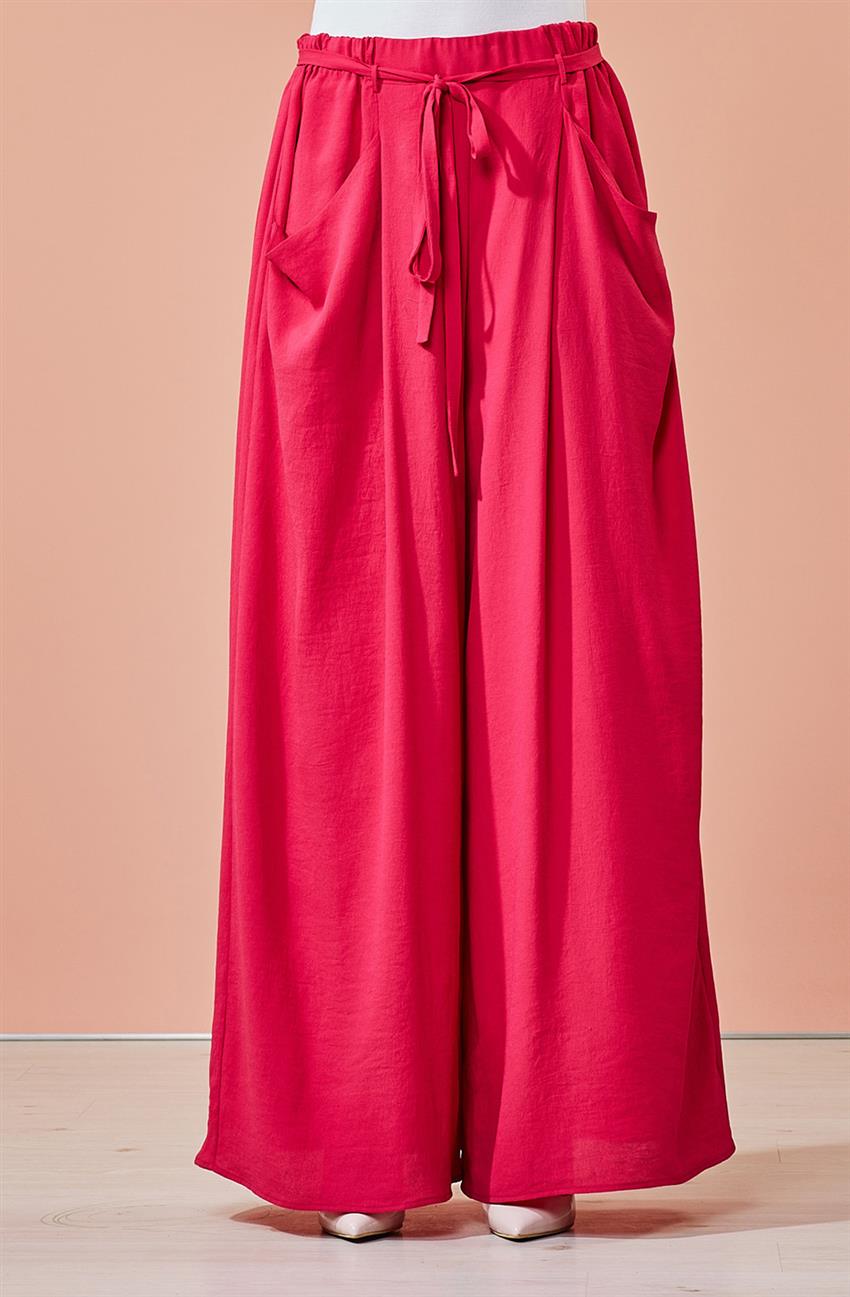 Tuğba Venn Pants Skirt-Fuchsia F7385-26