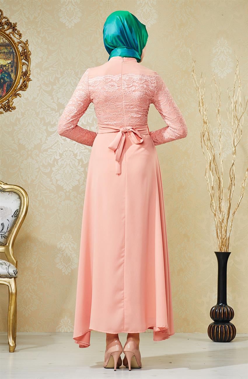 Evening Dress Dress-Powder V4155-17