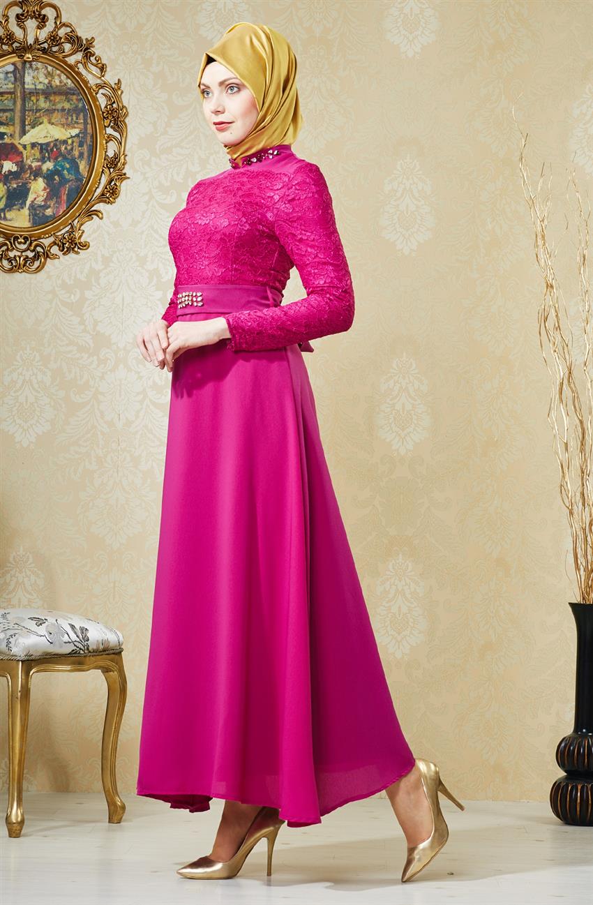 Evening Dress Dress-Purple V4155-19