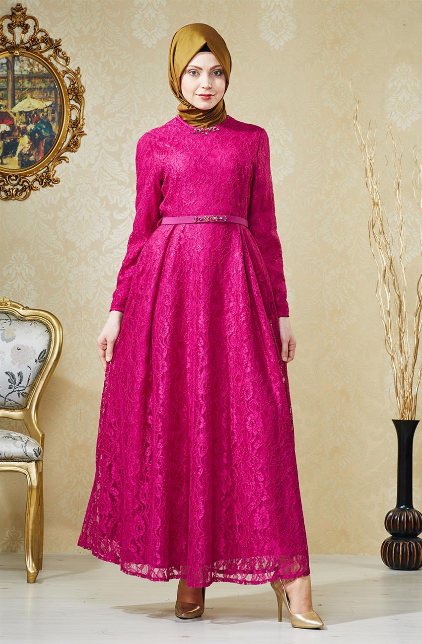 Evening Dress Dress-Purple V4156-19