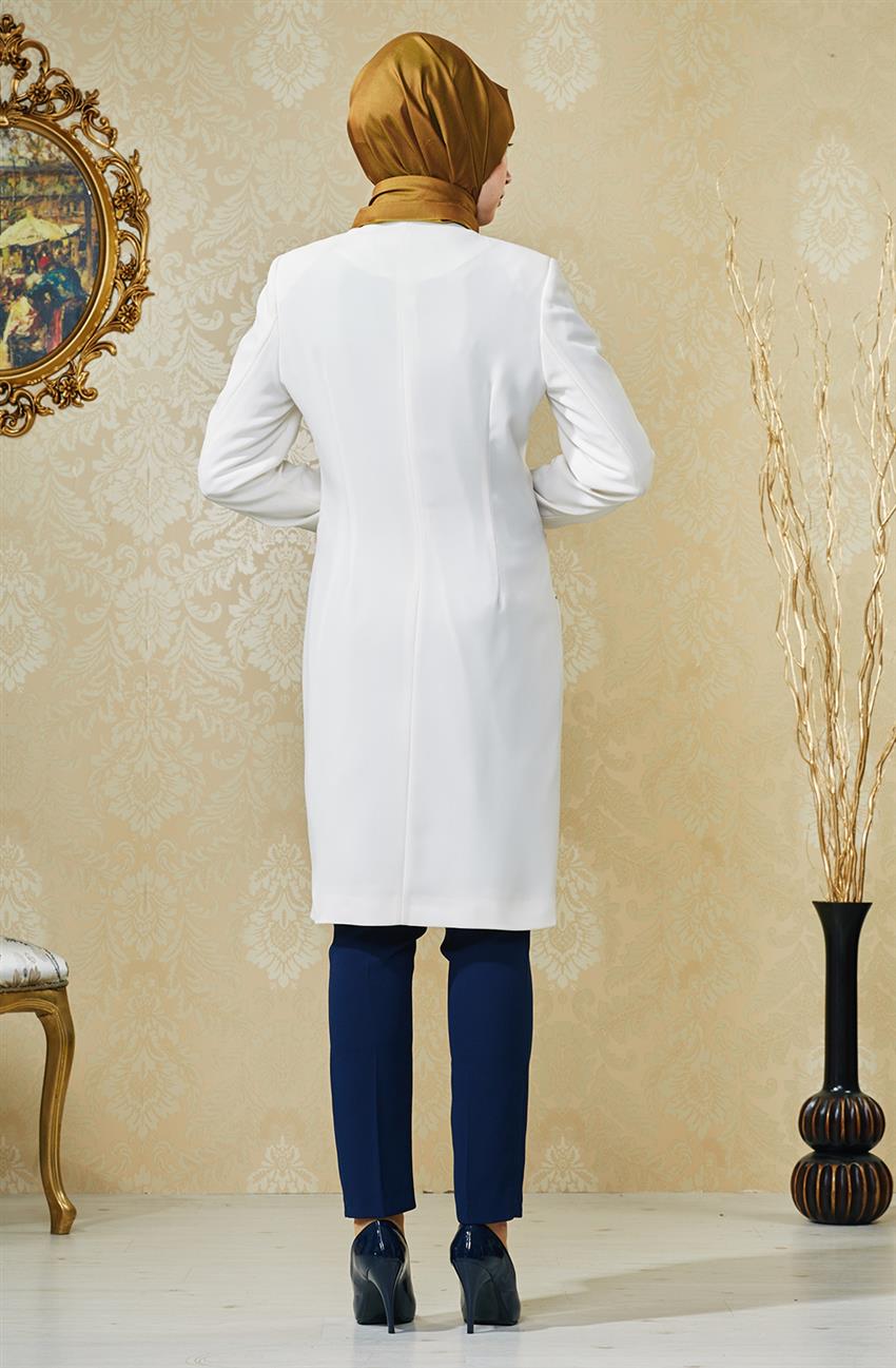 Tuğba Venn Suit-White F5171-01