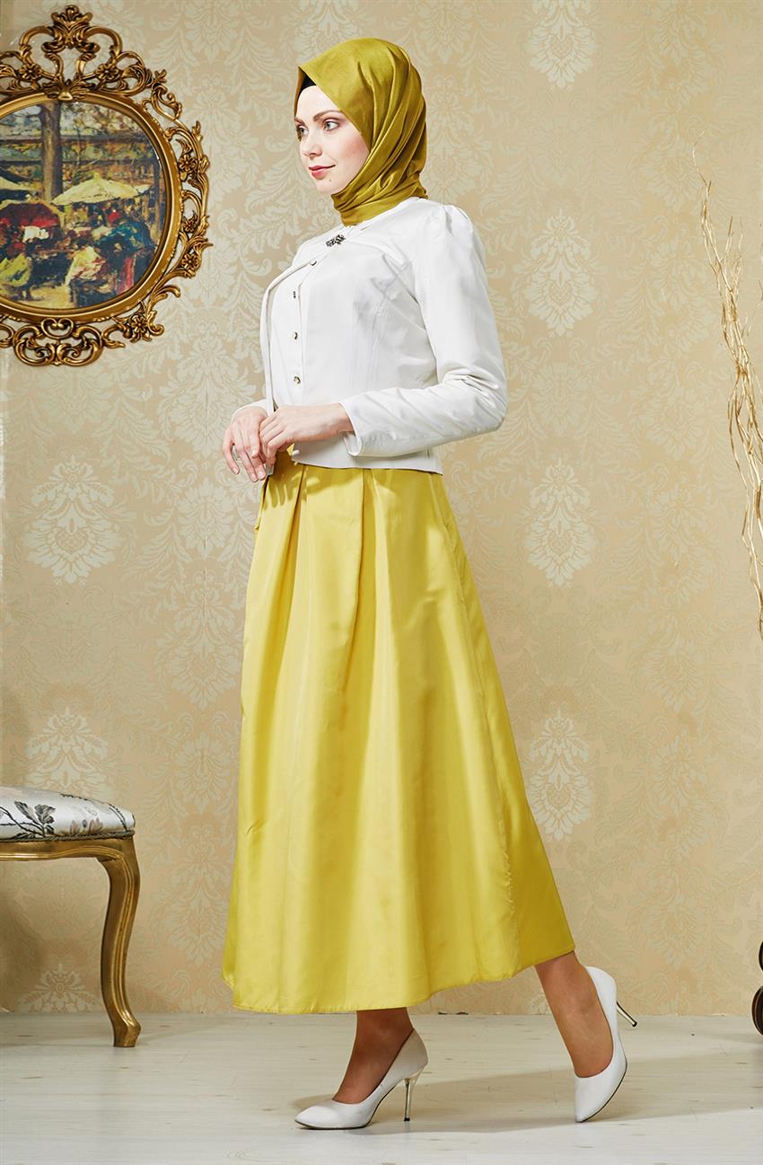 Tuğba Venn Suit-Yellow F6768-28