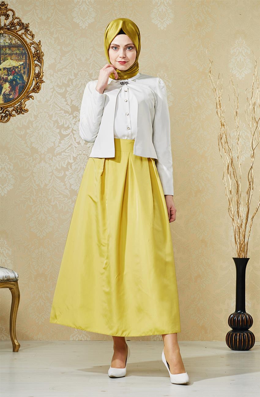 Tuğba Venn Suit-Yellow F6768-28