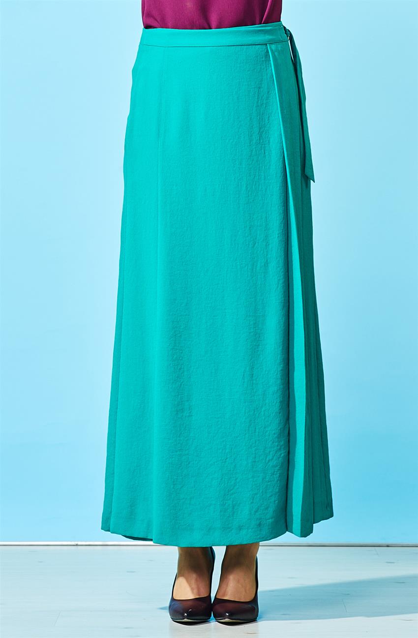 Skirt-Green F7378-22