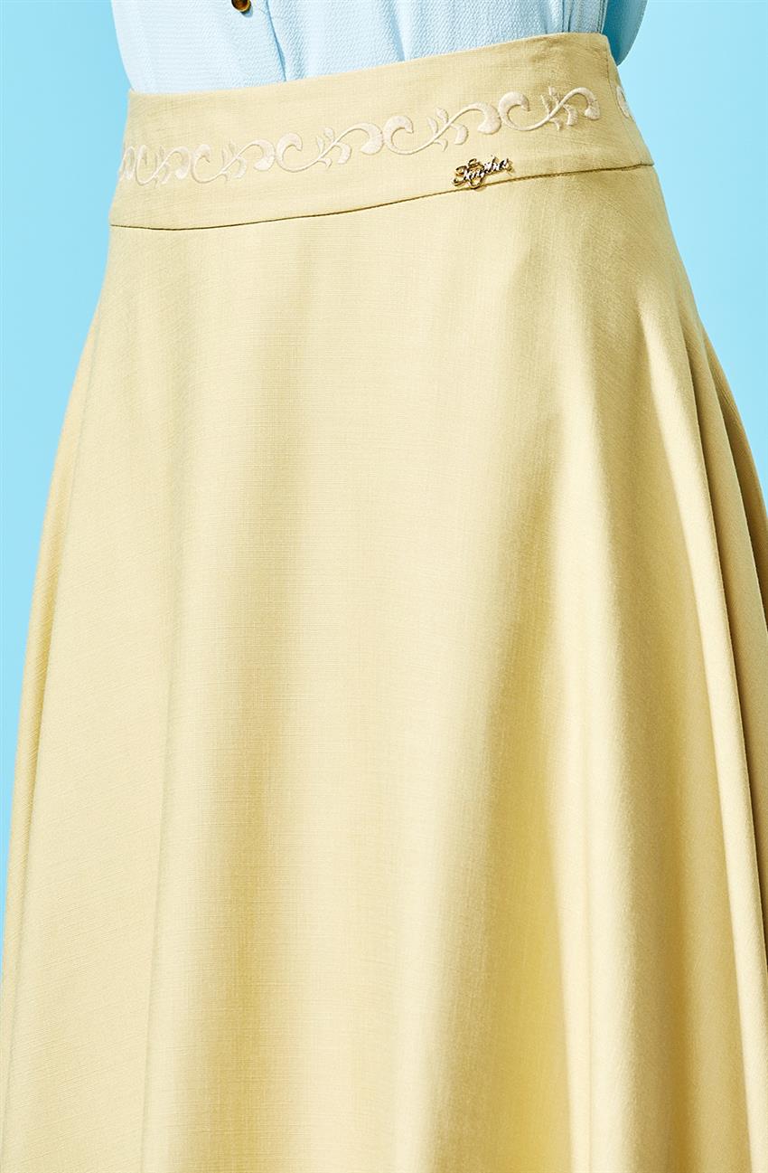 Skirt-Yellow F8006-28