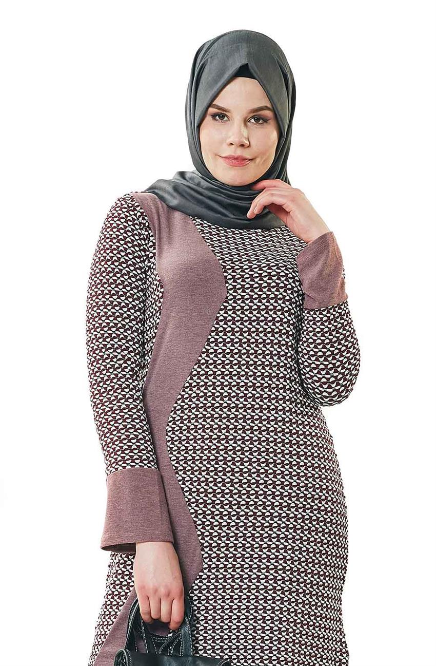 Gippe Cllection Tunic-Pink Tk5055-42