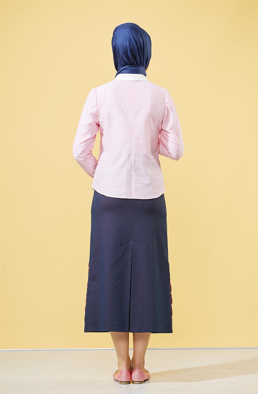 Shirt-Pink V1201-15